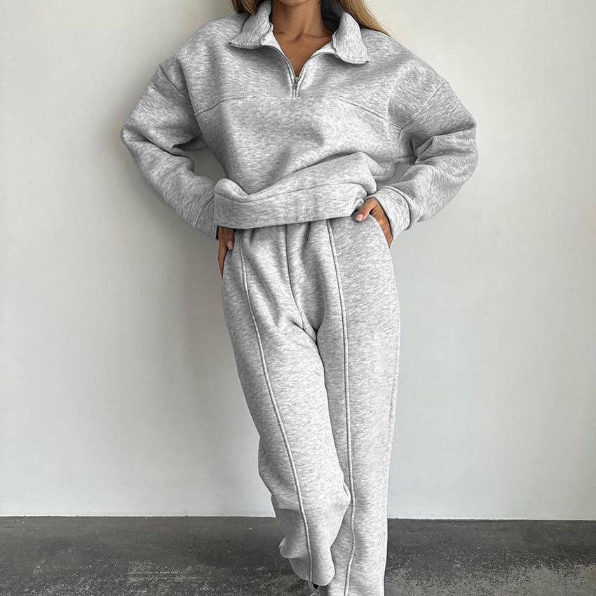 Damer Sporty Sweatshirt og Joggingbukser Sæt Stilla