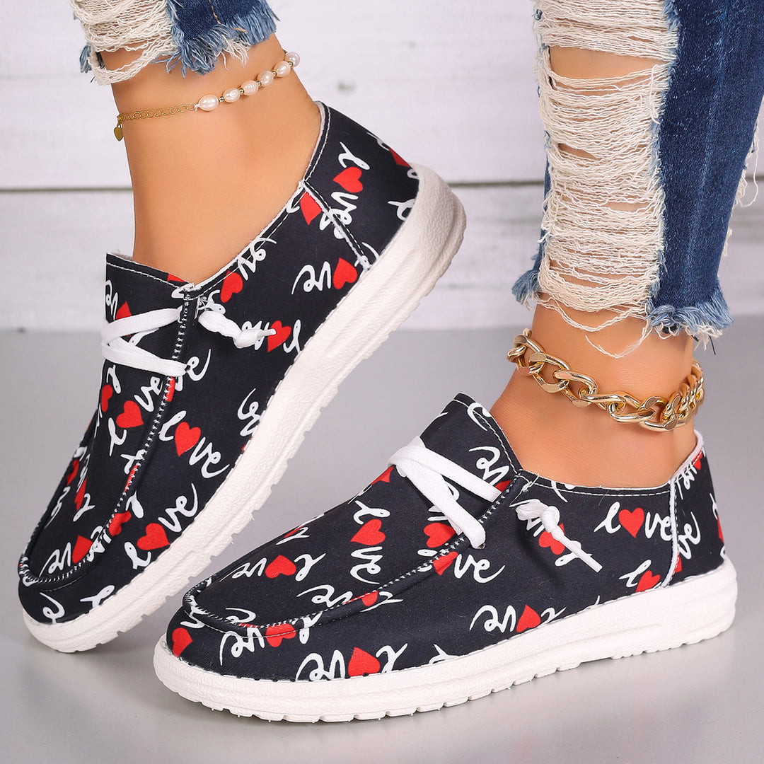 Dame Mode Slip-On Sneakers med Baseball-motiv Stilla