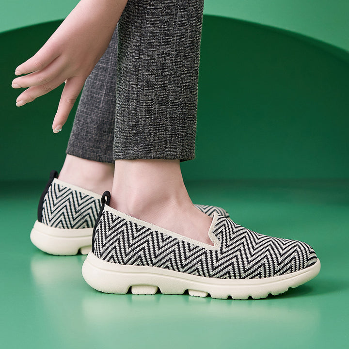 Dame Slip-On Sneakers med ergonomisk dæmpningsteknologi og åndbart overmateriale Stilla