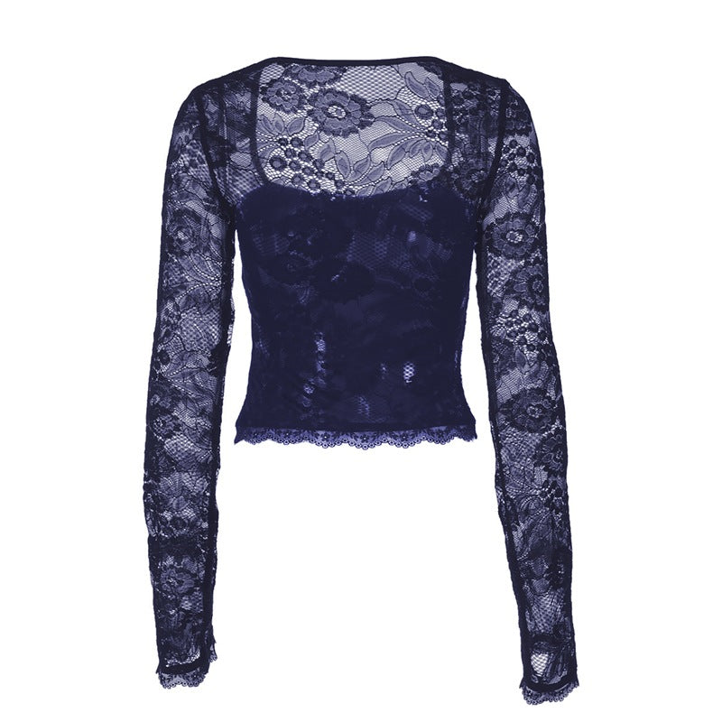Dame Elegant top med spidse detaljer Skovae