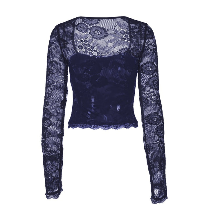 Dame Elegant top med spidse detaljer Skovae