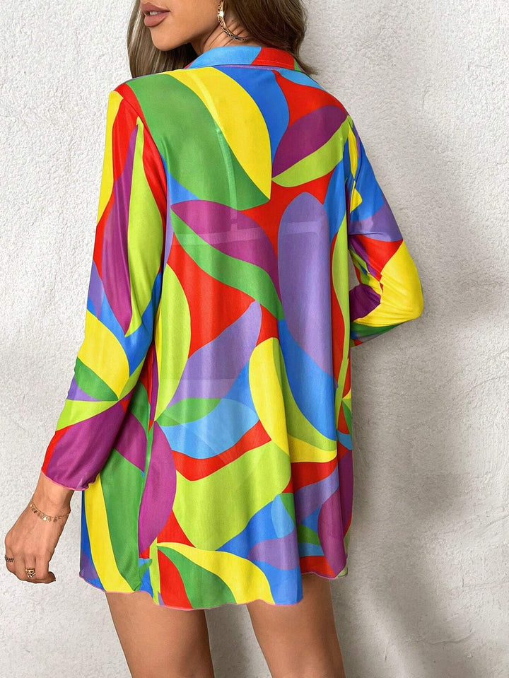 Dame Longsleeve Skjorte Bluse Stilla