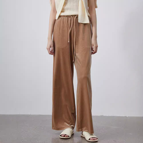 Kvinders Komfortable Velvet Bukser Stilla