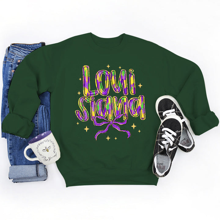 Kvinders sweatshirt med kreativ skrift og blødt inderskud Stilla