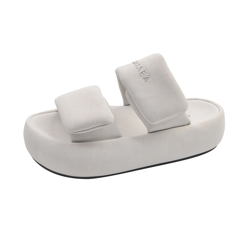 Femme Comfort Slide Sandaler med justerbare remme Stilla