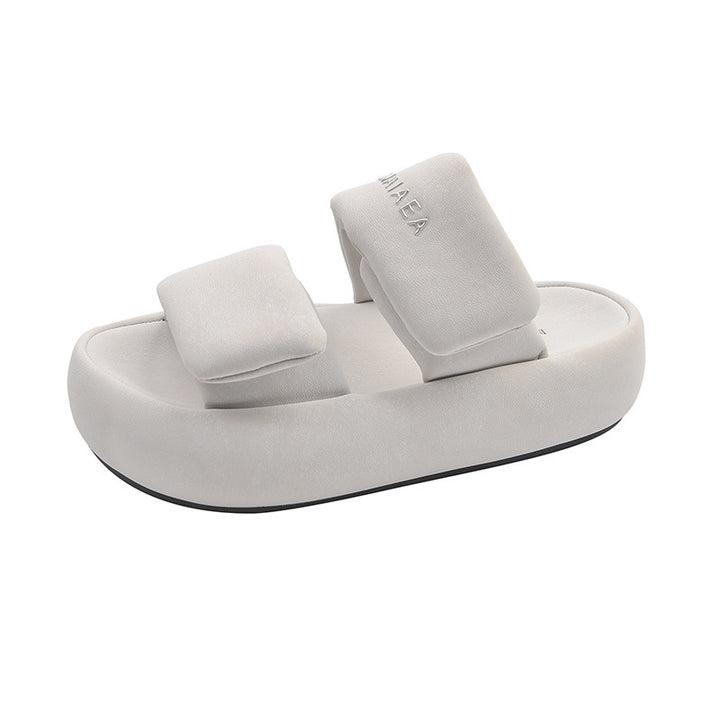 Femme Comfort Slide Sandaler med justerbare remme Stilla