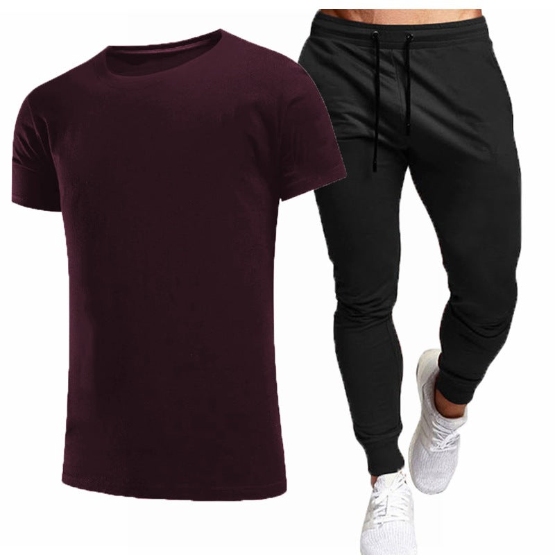 Herrer komfortable fritidsoverdele med shorts Stilla