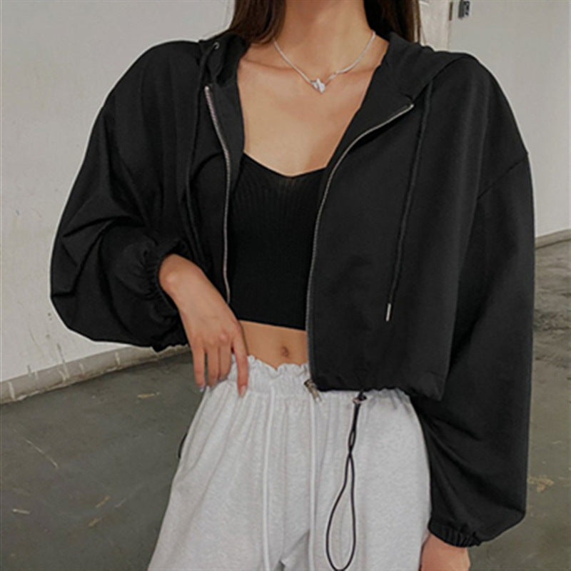 Kvinders fashionable cropped sportsjakke Stilla