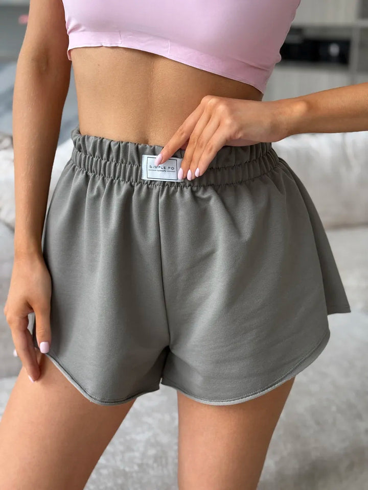 Dame Høj Talje Løst Sittende Lounge Shorts Stilla