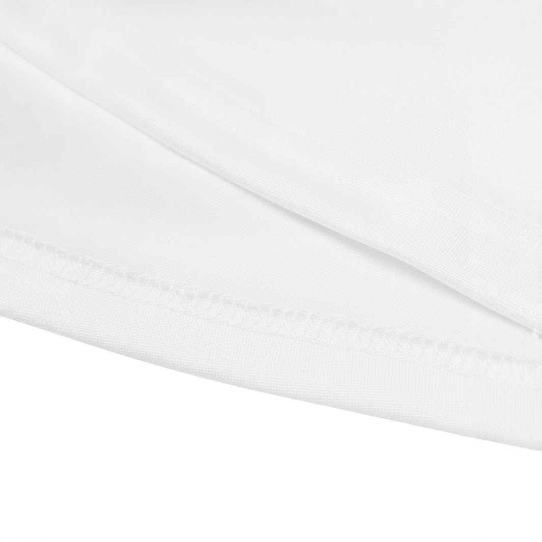 Dame Crop-T-shirt med raffineret sløjfetryk Skovae