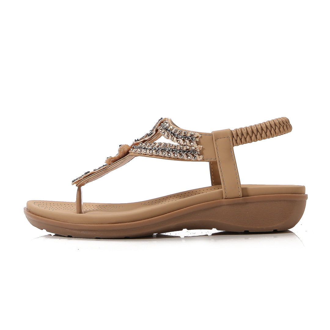 Dame sandaler med diskret glamour og behagelig sål Stilla