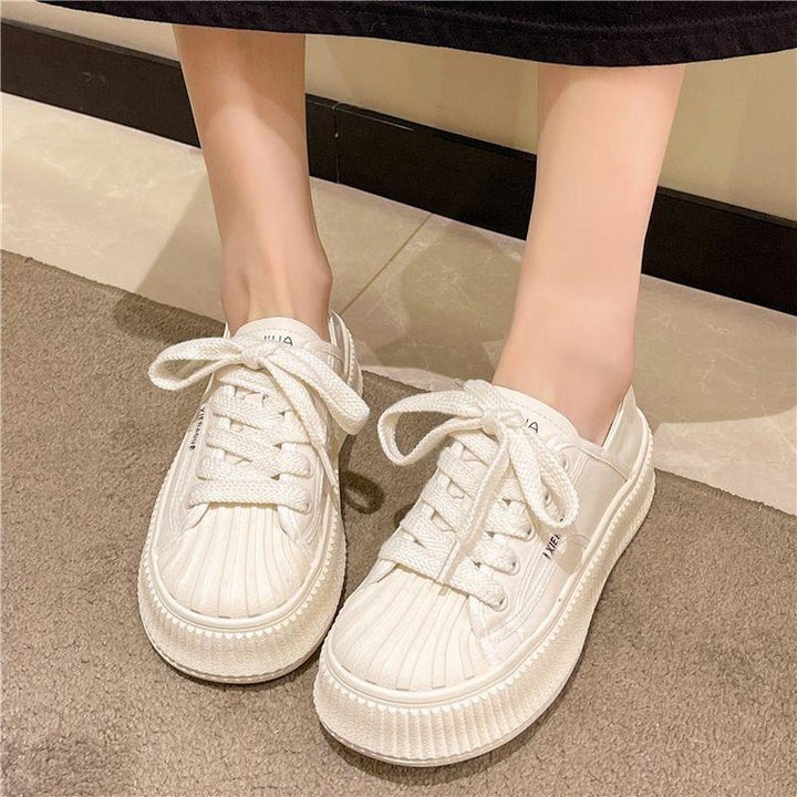 Dame Sneakers i sporty retro-stil med skridsikker sål Stilla