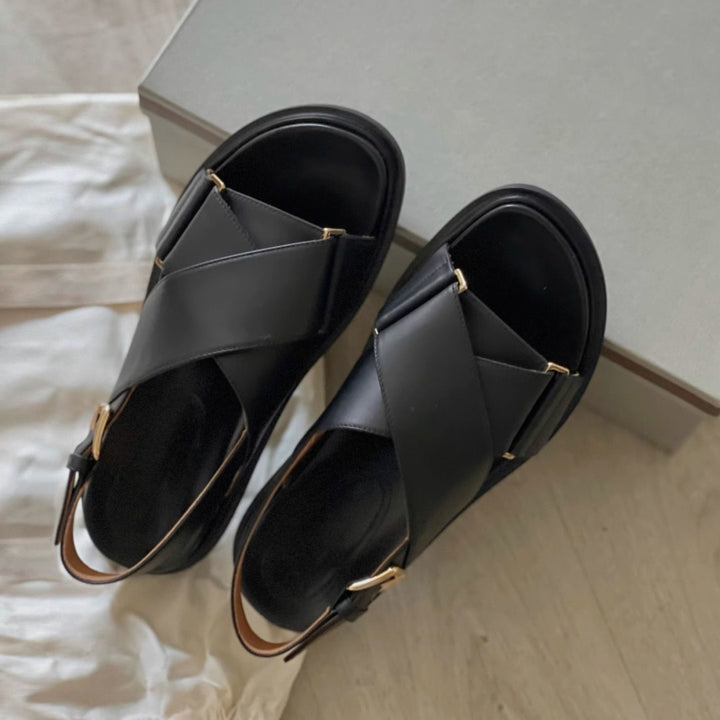 Herrer Fritid Krydsrem Sandaler Stilla