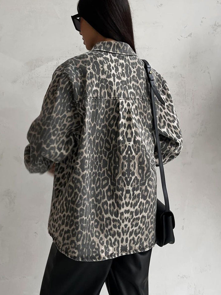 Stilla | Leopardmønster Jakke Alejandra