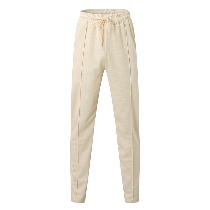 Herre sporty joggingsbukser med åndbar tekstur og elastisk talje Stilla
