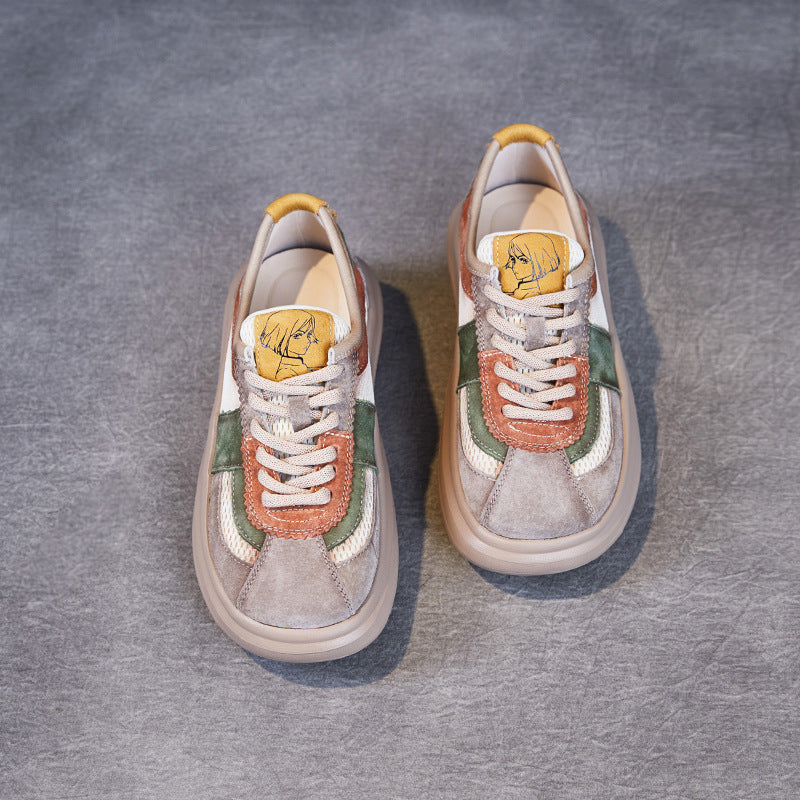 Stilfulde mesh-plateau-sneakers Stilla