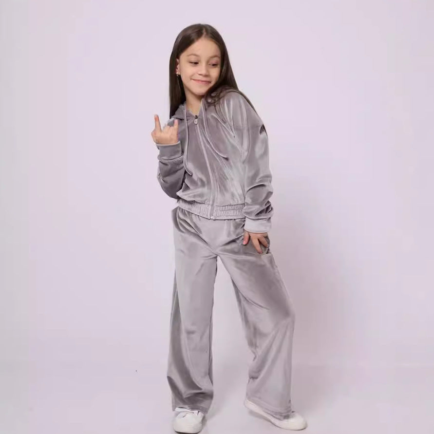 Stilla | Cozy Pige Sports Hat Velvet Sweatshirt Sæt
