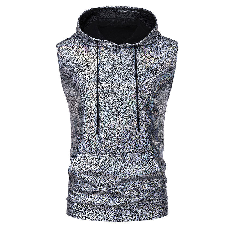 Herrer Ærmeløs Performance Hoodie Stilla