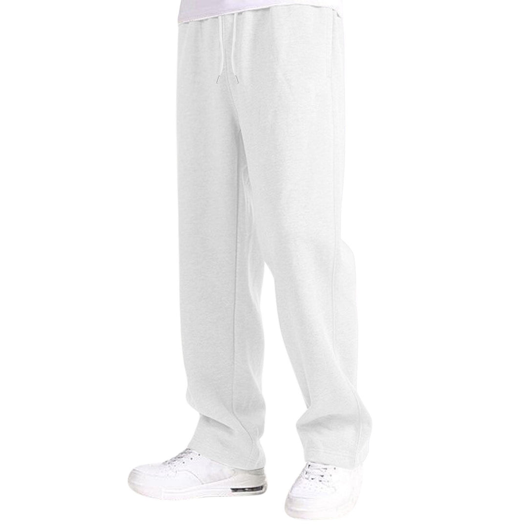 Mænds afslappede fritidspants med elastisk talje og praktiske lommer Skovae