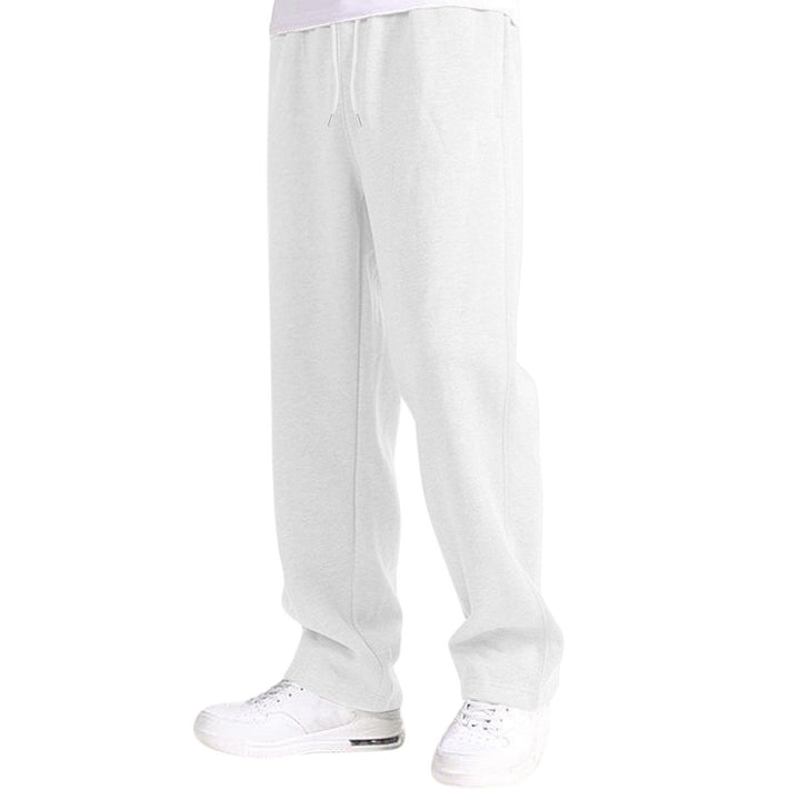 Mænds afslappede fritidspants med elastisk talje og praktiske lommer Skovae
