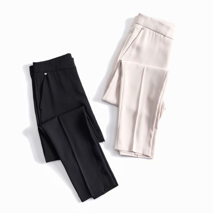 Dame elegante chinos med justerbar talje Stilla