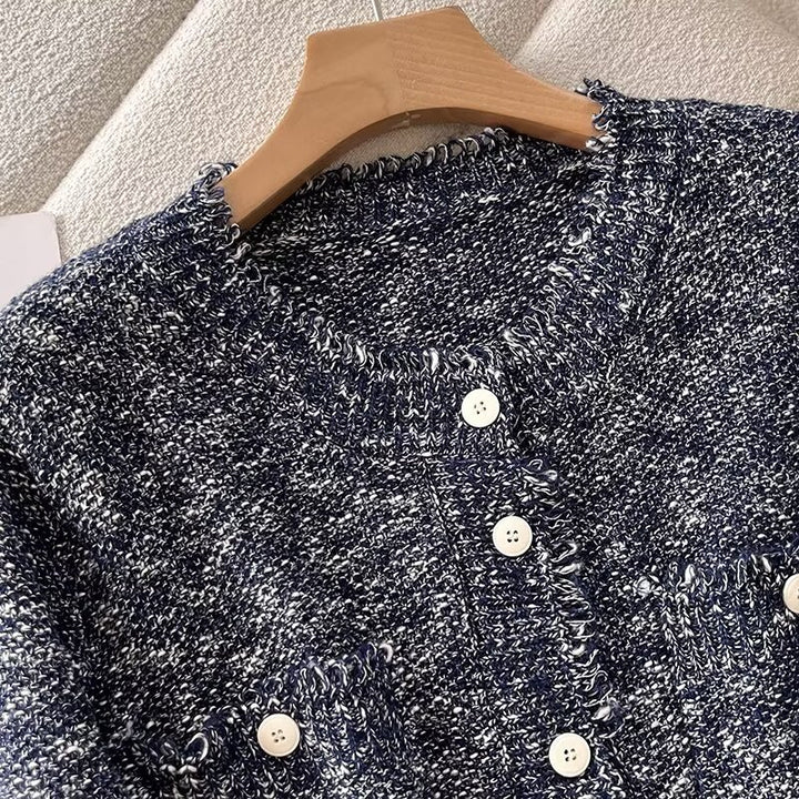 Dame mode cardigan med knaplukning og praktiske lommer Stilla