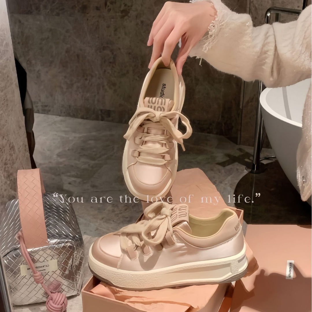Dame Moderne Fritid Snøre-Sneakers Stilla