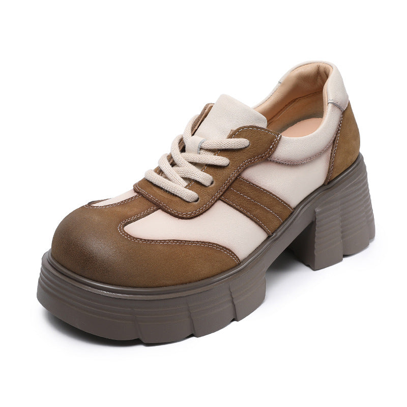 Kvinder Chunky Platform Snørebånd Sneakers Stilla