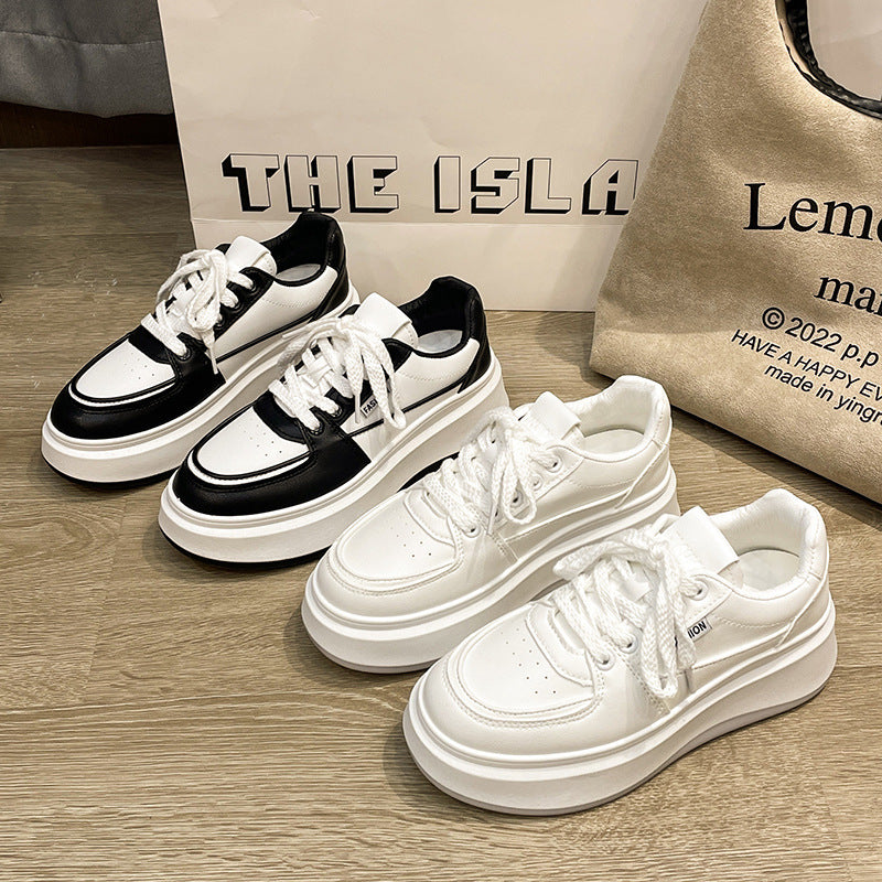Dame Chunky Sneakers i sporty design med tyk plateau og robust overmateriale Stilla