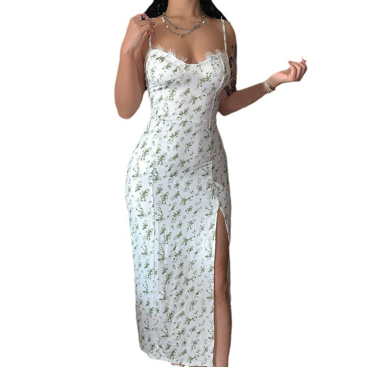 Dame Maxi Kjole med side split Stilla