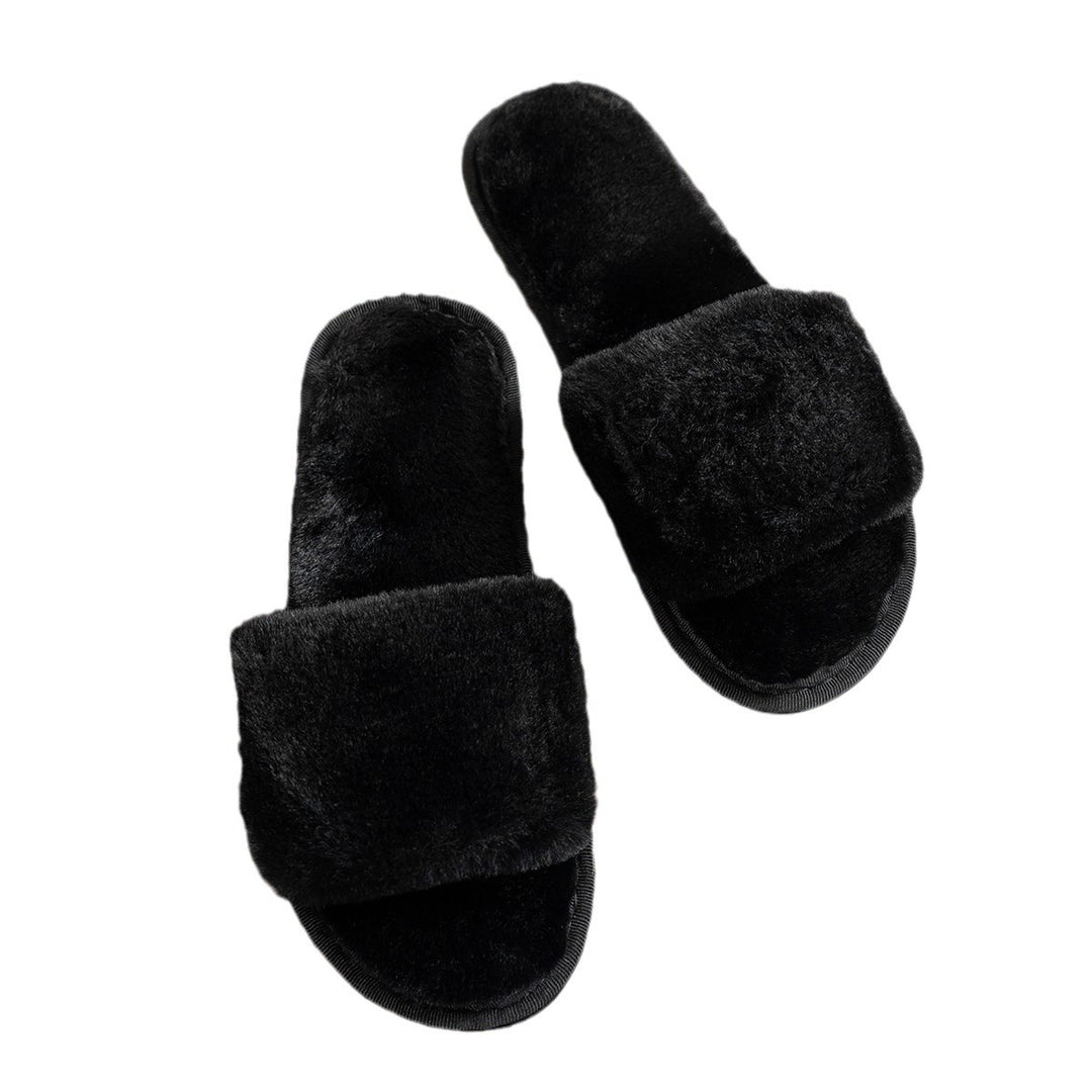 Dame Fuzzy Pantoletten med moderne overdesign Stilla