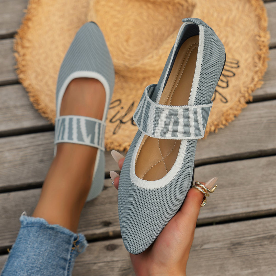 Damer Ballerinas med elastisk rem Stilla