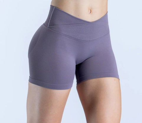 Damer sporty shorts med høj talje og figursyet snit Skovae