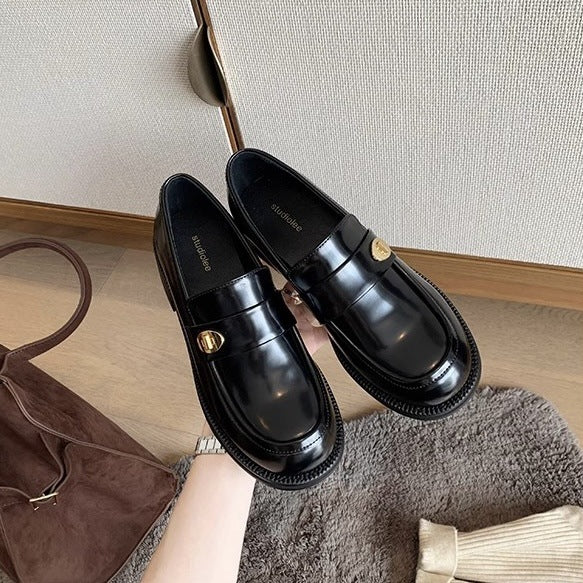 Dame Elegant Laklæder Slipper Stilla