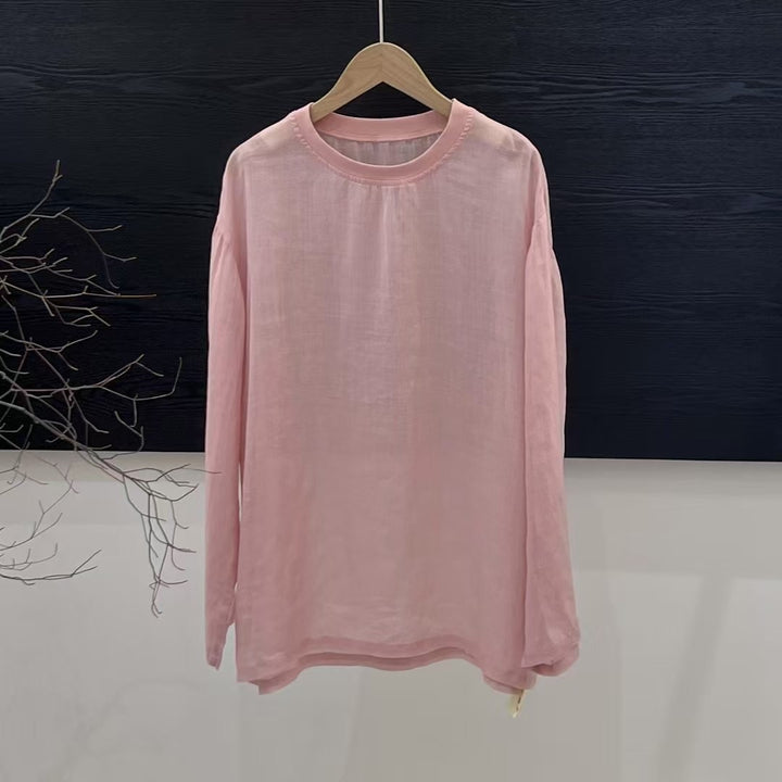 Femme Letvægts Langærmet Bluse Stilla