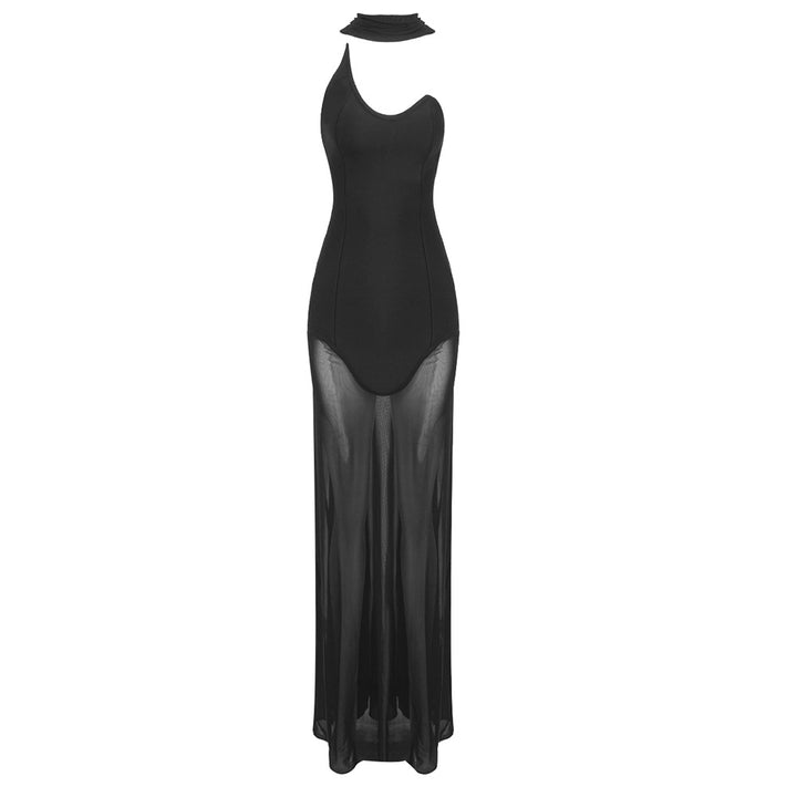 Dame elegant aftenkjole i klassisk stil Stilla
