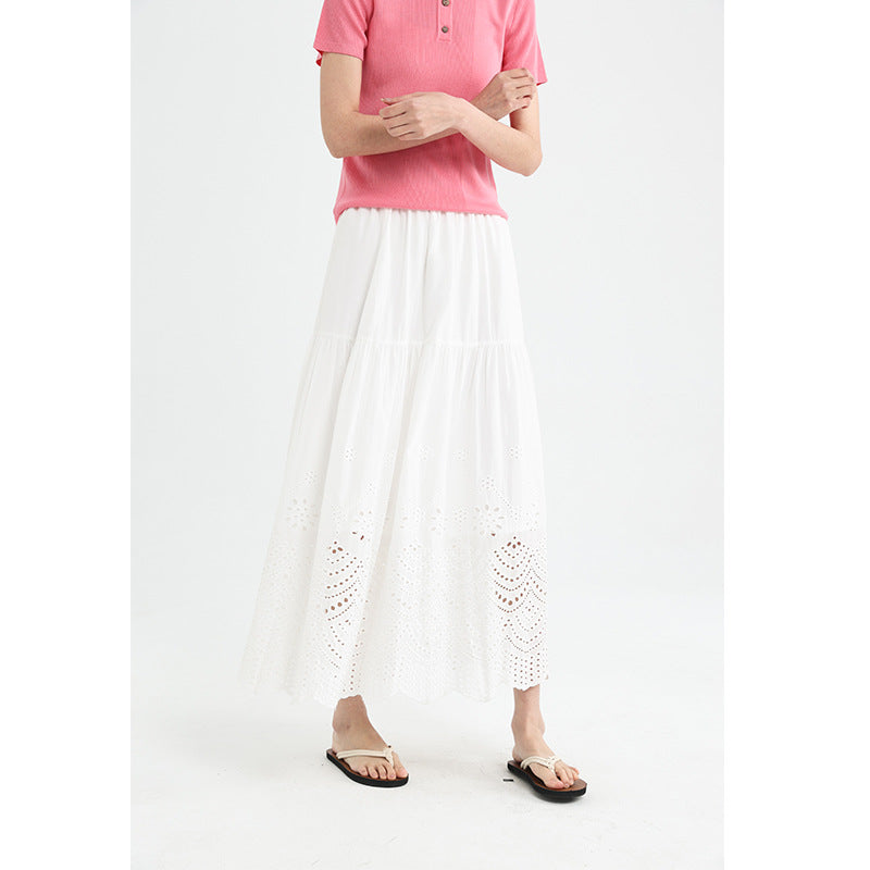 Femme Luftig Blomster-Solblomst Skirt Stilla