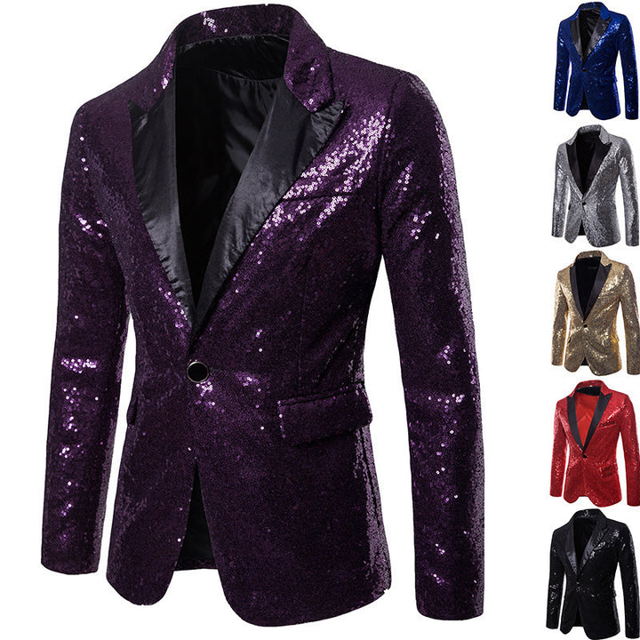 Herrer Pailletter Formal Blazer Stilla