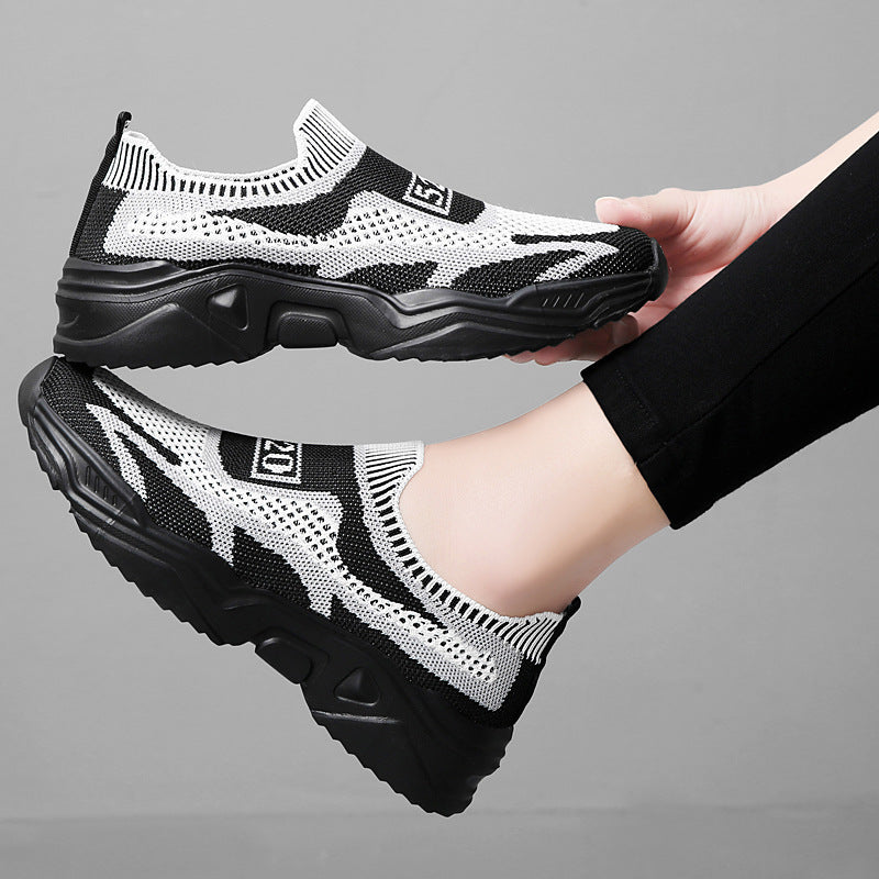 Dame Slip-On Mesh Sneakers med forbedret åndbarhed og komfort Stilla