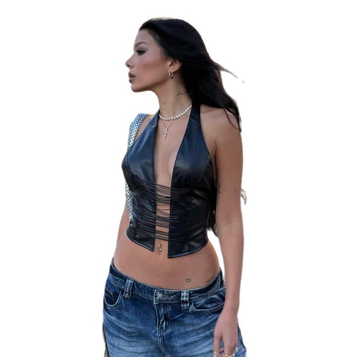 Damer Glamourøst Crop Top Skovae