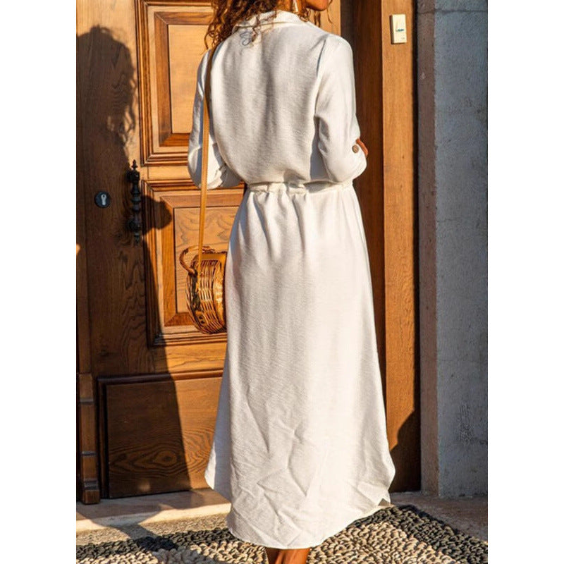 Femme Button-Up Maxi Kjole Stilla