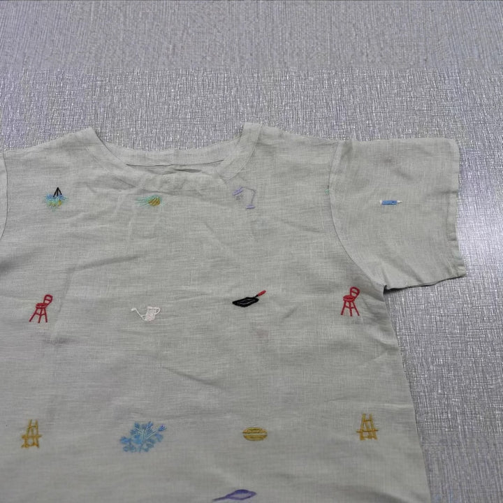 Dame Relaxed Fit Bestikset Linnedragt Stilla