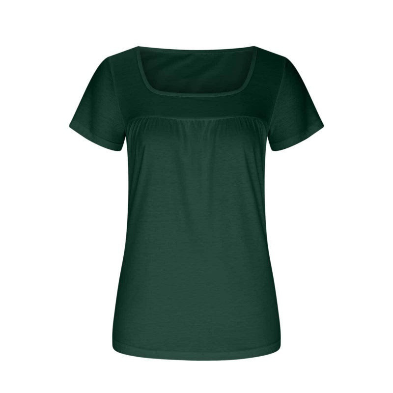 Dame Behagelig T-shirt med firkantet udskæring Stilla