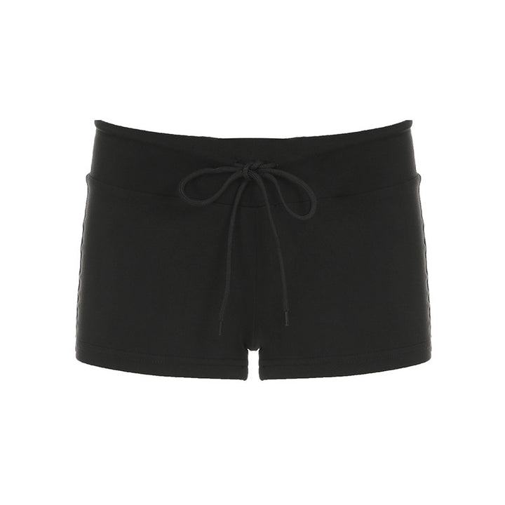 Dame Sporty shorts med stjernemønster og elastisk bånd Skovae