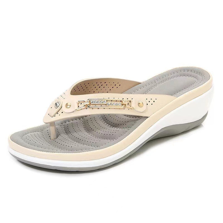 Dame Komfortable Wellness-Sandaler med moderigtigt rem-design og ergonomisk fodseng Stilla
