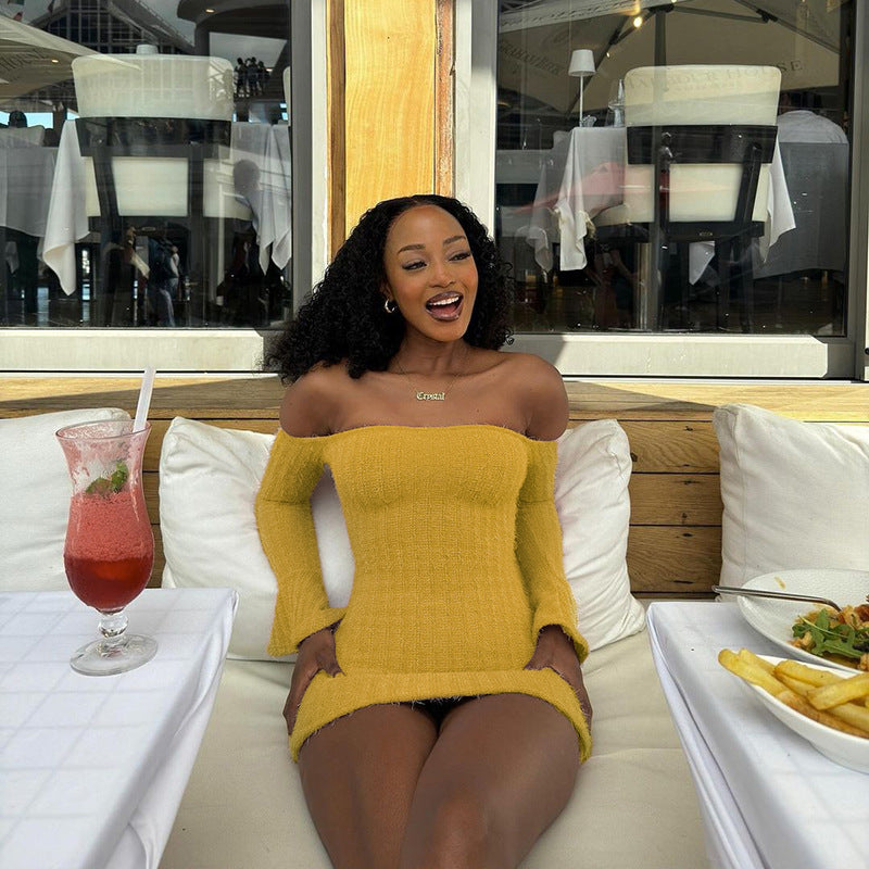 Dame Off-Shoulder Minikjole Skovae