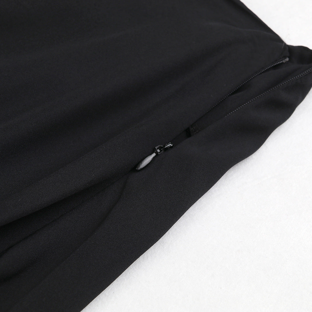 Dame maxikjole med trendy cut-out og dyb slids Stilla