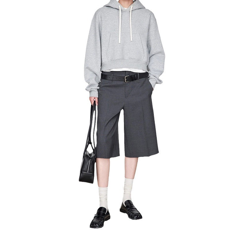 Damer fashionable og casual kort jakke med løs pasform Stilla