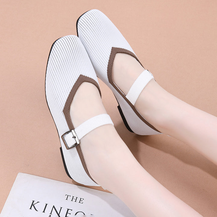 Femme Elegante Spænde rem Ballerinas Stilla