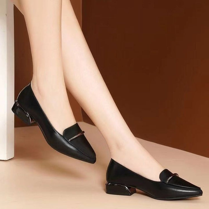 Dame elegante pumps med spids tåområde og mode spænde accent Stilla